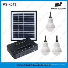 Qualifizierte 4 Watt Solar Panel 3 STÜCKE 1 Watt SMD LED Lampen Solar Kit Home Beleuchtung mit Telefon Lade (PS-K013)